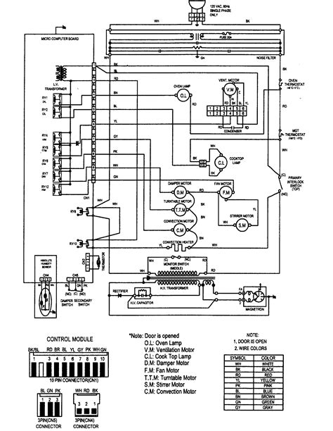 kenmore electric range wiring diagram 